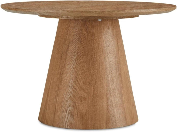Furnhouse Ibbe Design Runder Natur Couchtisch Wohnzimmertisch ø60x40 cm Eichenoptik Design Skandinav