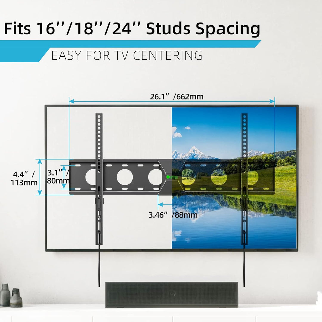 XINLEI MFA6 Höhenverstellbare TV-Wandhalterung für die meisten 42-75 Zoll LCD-Monitore und Plasma-Fe