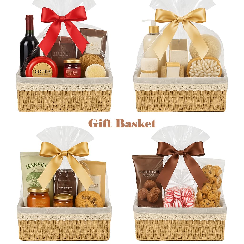 Aufbewahrungskorb Korb Geflochten, Körbe Aufbewahrung Bad Wickeltisch Organizer Flechtkorb 3er-Set,