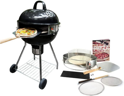 Pizzacraft Pizza-Kit für Kugelgrills, Mehrfarbig, 42.9 x 42.9 x 10.2 cm, PC7001 Deluxe, Deluxe