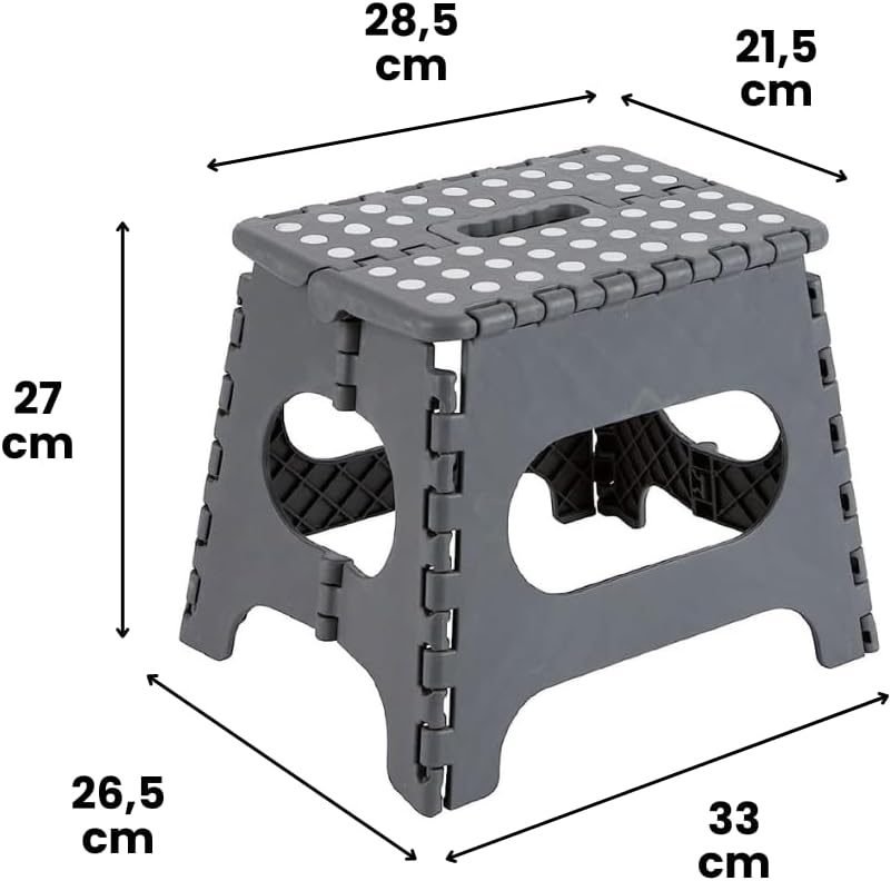 Avalon Mehrzweck-Klapphocker, aus PVC, robust und langlebig, für Zuhause, Schule oder Kindergarten,