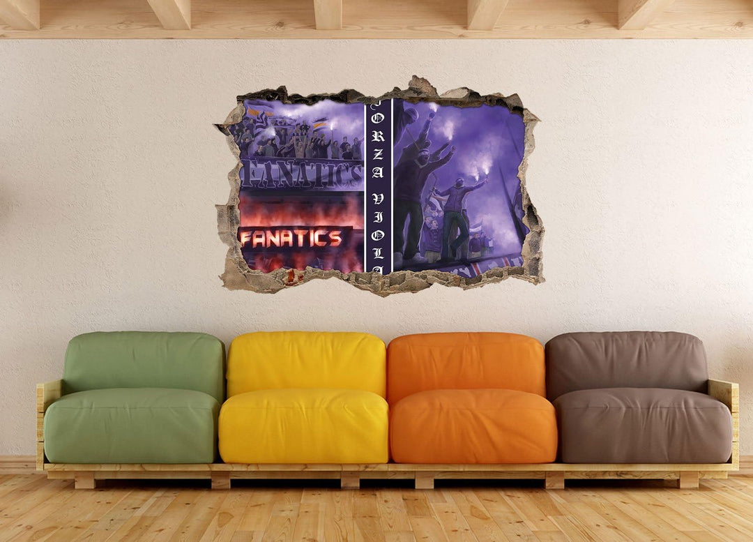 Ultras Austria, 3D Wandsticker Format: 62x42cm, Wanddekoration, 62x42