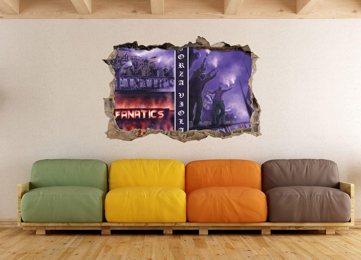 Ultras Austria, 3D Wandsticker Format: 62x42cm, Wanddekoration, 62x42