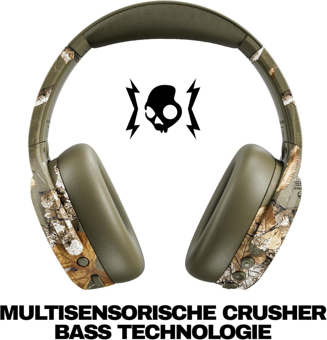 Skullcandy Crusher ANC 2 Wireless Bluetooth Over-Ear-Kopfhörer, Multisensorischem Bass, Active Noise