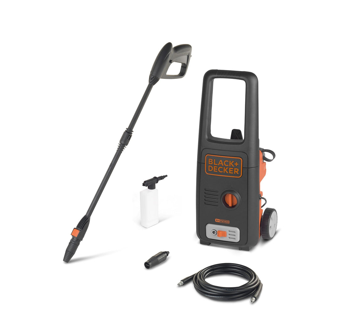 BLACK+DECKER Hochdruckreiniger BXPW1400E (1400 W, 110 bar, 390 l/h) Base 1400 W, Base 1400 W