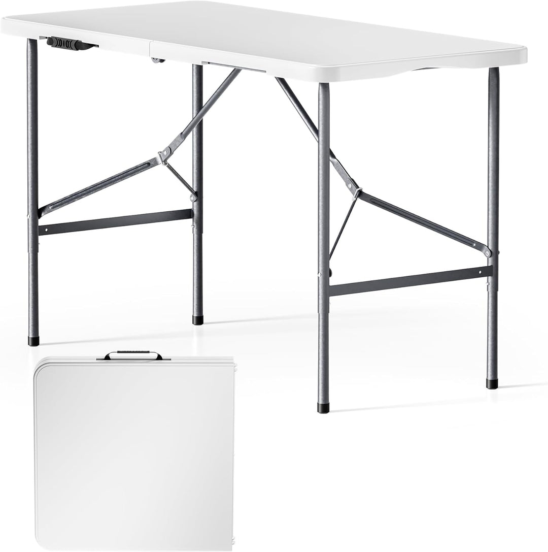 Wiltec Campingtisch klappbar 120x60x74 cm Klapptisch mit Tragegriff Partytisch Biertisch Gartentisch