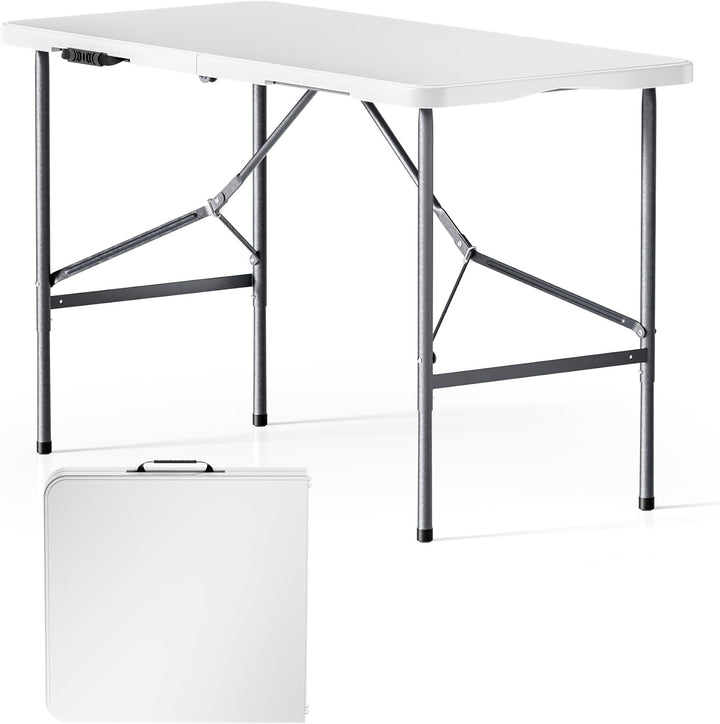 Wiltec Campingtisch klappbar 120x60x74 cm Klapptisch mit Tragegriff Partytisch Biertisch Gartentisch
