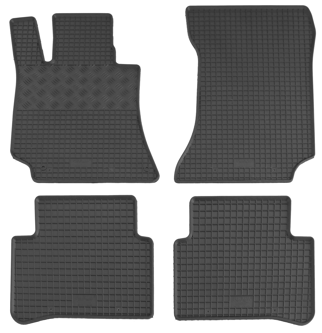 Gummi Fussmatten Set, 4teilig, Gummifussmatten Gummimatten Matten