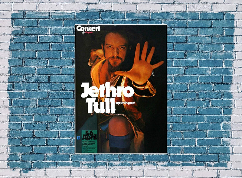 Jethro Tull - A Passion Play, Frankfurt 1973 » Konzertplakat/Premium Poster | Live Konzert Veranstal