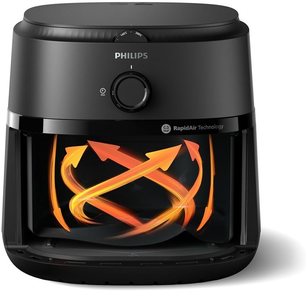 Philips NA130/00 Luftfritteuse, Schwarz, 1700 W, 6,2 l, Marke: Philips - EAN: 8720389033780