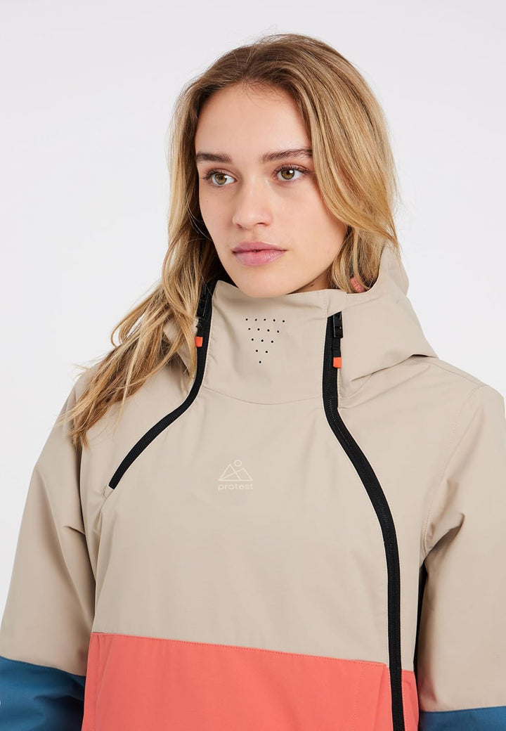 Protest Damen Ski- Und Snowboardjacken PRTLIMIA BambooBeige S, BambooBeige S