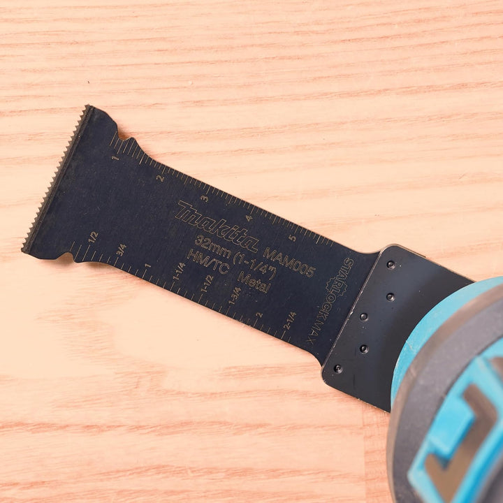Makita B-66444 Starlock Max HM/TC Tauchsägeblatt 32 mm MAM005 metal, für Stahl, Edelstahl, Fiberglas