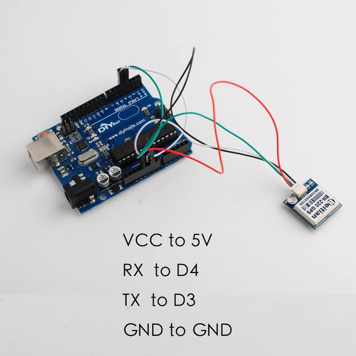 Geekstory BN-220 Dual GPS Glonass Modul Navigation TTL Level 9600bps + GPS Passive Antenne für Ardui