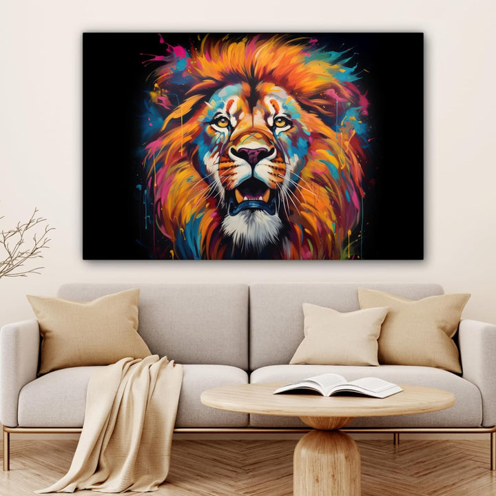 MuchoWow© Bilder Gross 120x80 cm XXL Wohnzimmer Deko Modern Wandbild Foto auf Leinwand Bild Schlafzi