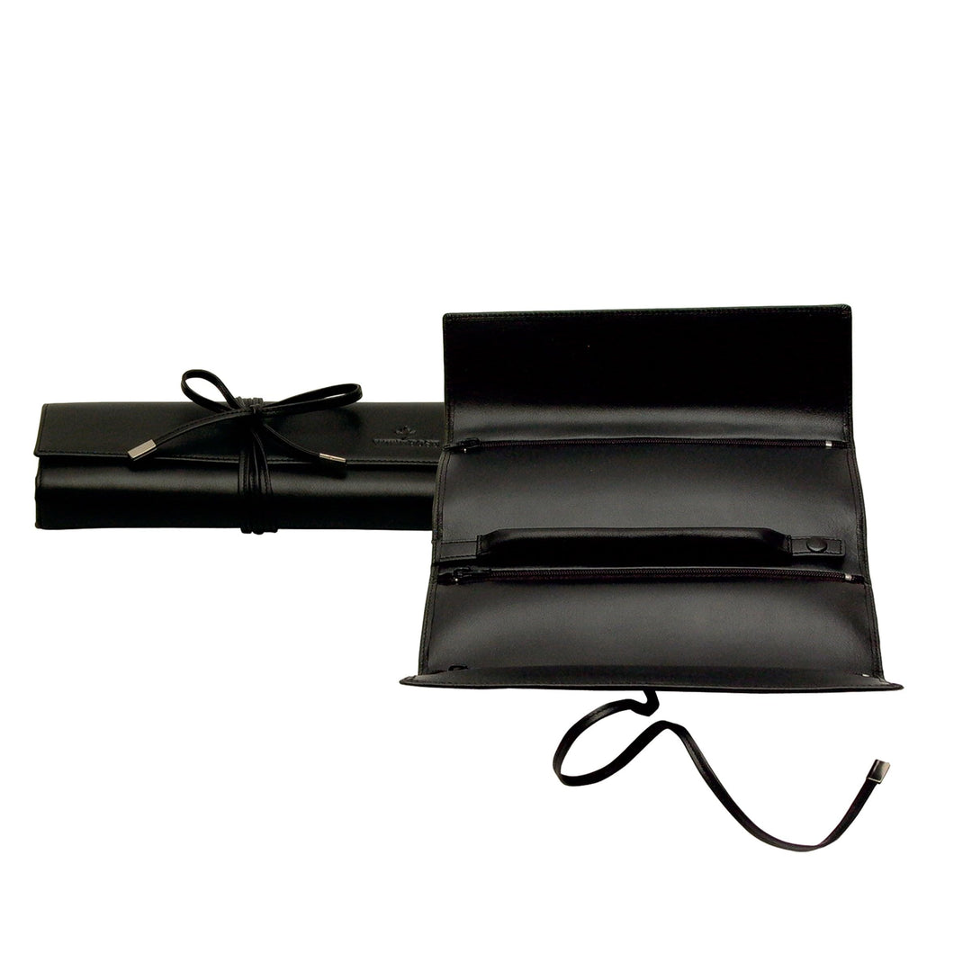 Windrose Nappa Schmuckrolle 21 cm schwarz S Schwarz, S Schwarz