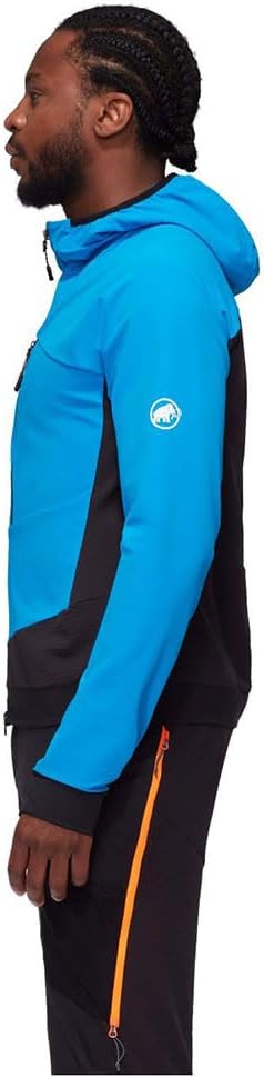 Mammut Herren Aenergy So Hybrid Hooded Jacket Men Softshell Jackets (1er Pack) S Glacier Blue-Black,