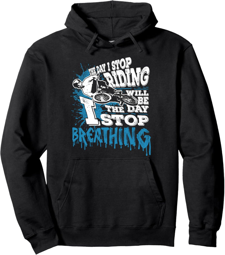 BMX Rad Fahrrad Biker Stunt Breathing BMX Pullover Hoodie