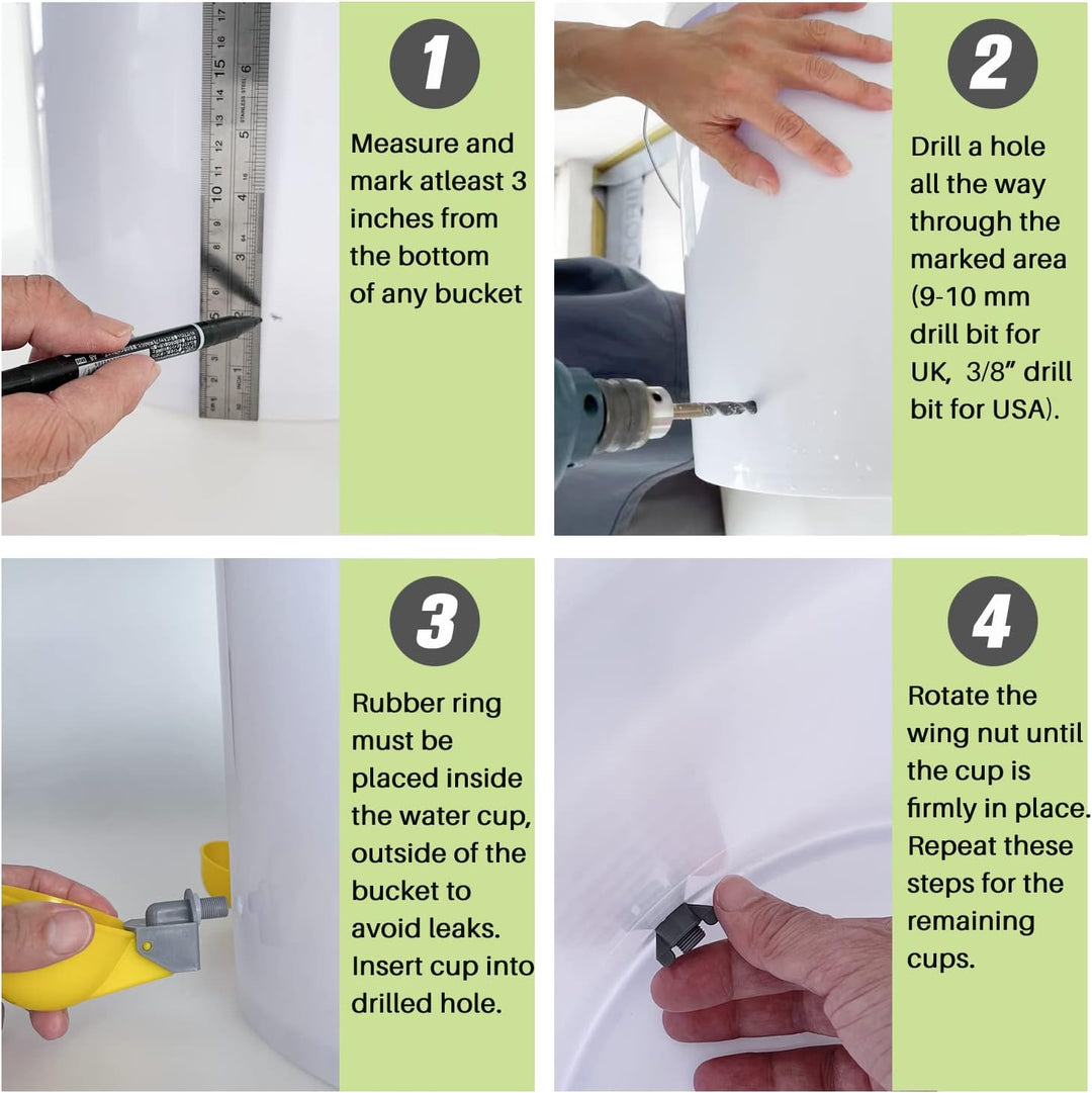 Hühnerwasserbecher, automatisches Befüllen von Geflügeltränken (6), 6