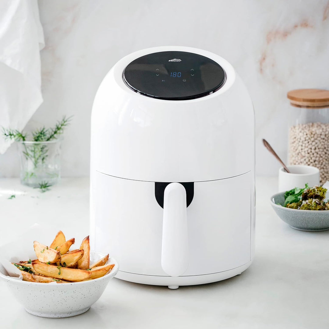 Lacor - 69509 - Vitalcook Ölfreie Fritteuse, Heissluftfritteuse mit TotalCook-Technologie, Heissluft
