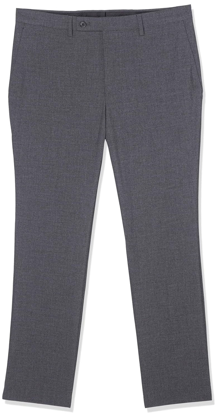 DKNY Herren Klassische Hose 30W / 32L Anthrazit Massiv, 30W / 32L Anthrazit Massiv