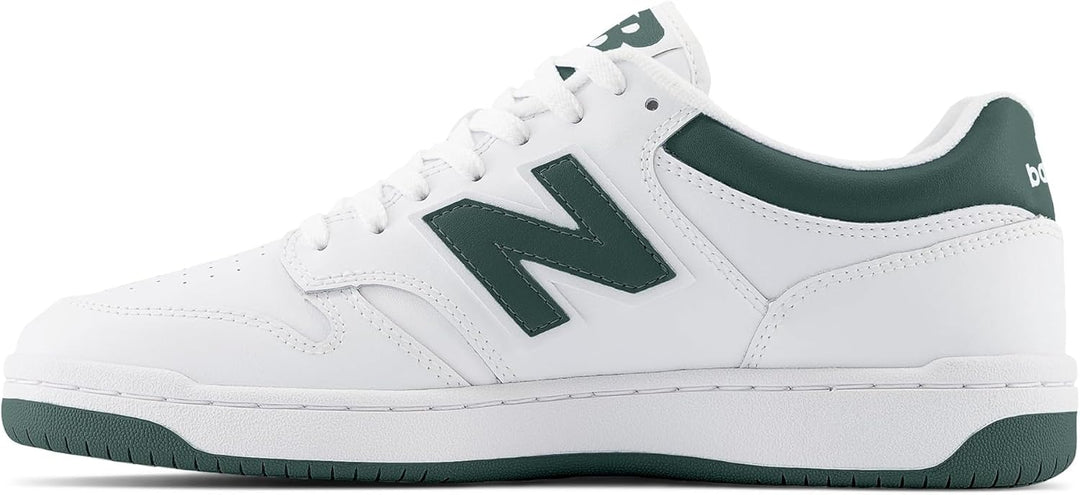 New Balance Bb480cob Herren 37.5 EU Weiss Nachtgrün Helles Aluminium, 37.5 EU Weiss Nachtgrün Helles