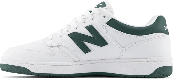 New Balance Bb480cob Herren 37.5 EU Weiss Nachtgrün Helles Aluminium, 37.5 EU Weiss Nachtgrün Helles