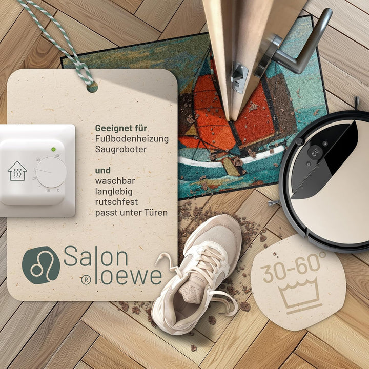 Salonloewe Rosina Wachtmeister Fussmatte waschbar Sail Away 50x75 cm SLD1313-050x075