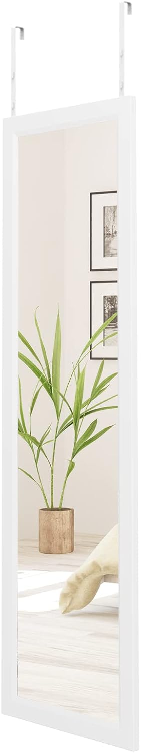 Dripex Wandspiegel 33x119cm Spiegel unbrechbarer Garderobenspiegel Flurspiegel höhenverstellbarer Hä