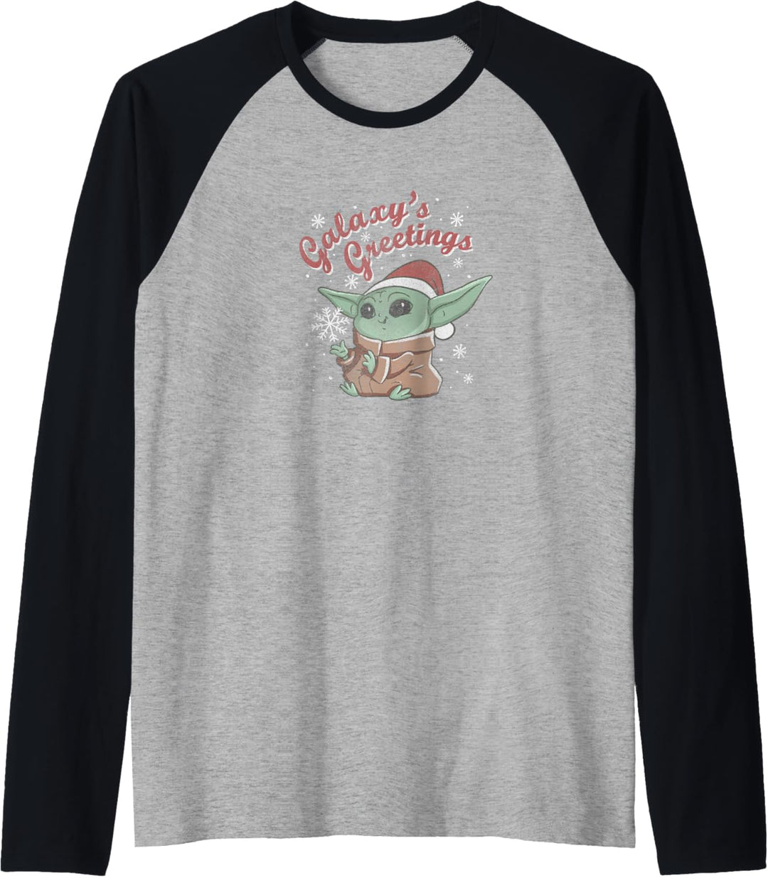 Star Wars The Mandalorian Child Holiday Greetings Raglan
