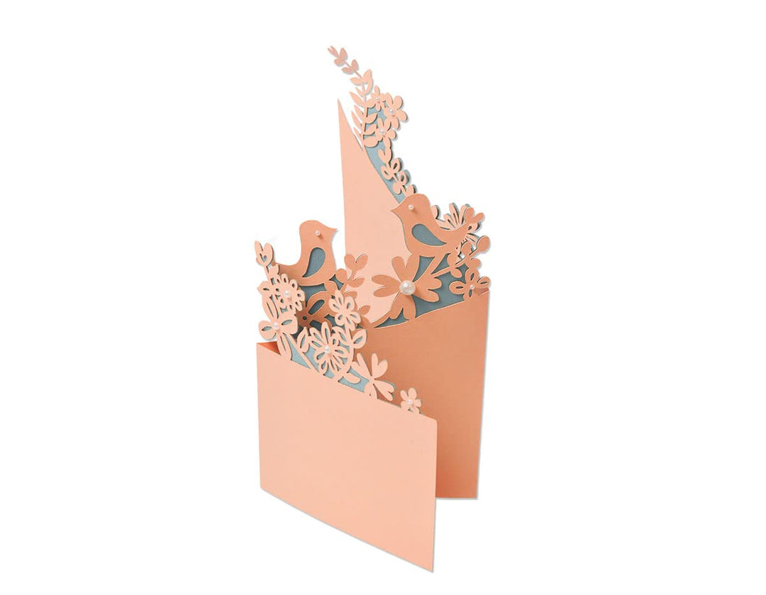 Sizzix "Fly Away Home von Emily Atherton" Thinlits Plus Stanze, Grau