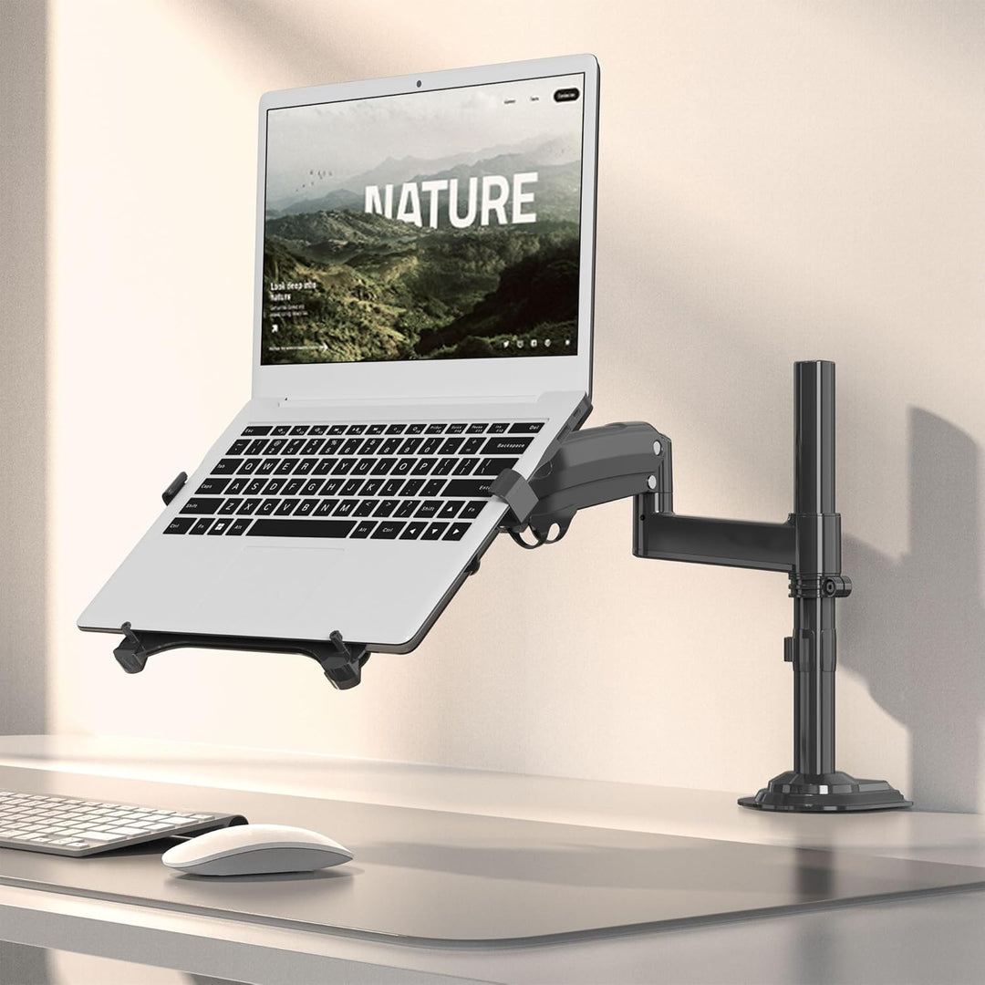 North Bayou NB Laptop Ständer Monitor Halterung, Verstellbare Ablage für 10-17 Zoll Notebooks, Monit