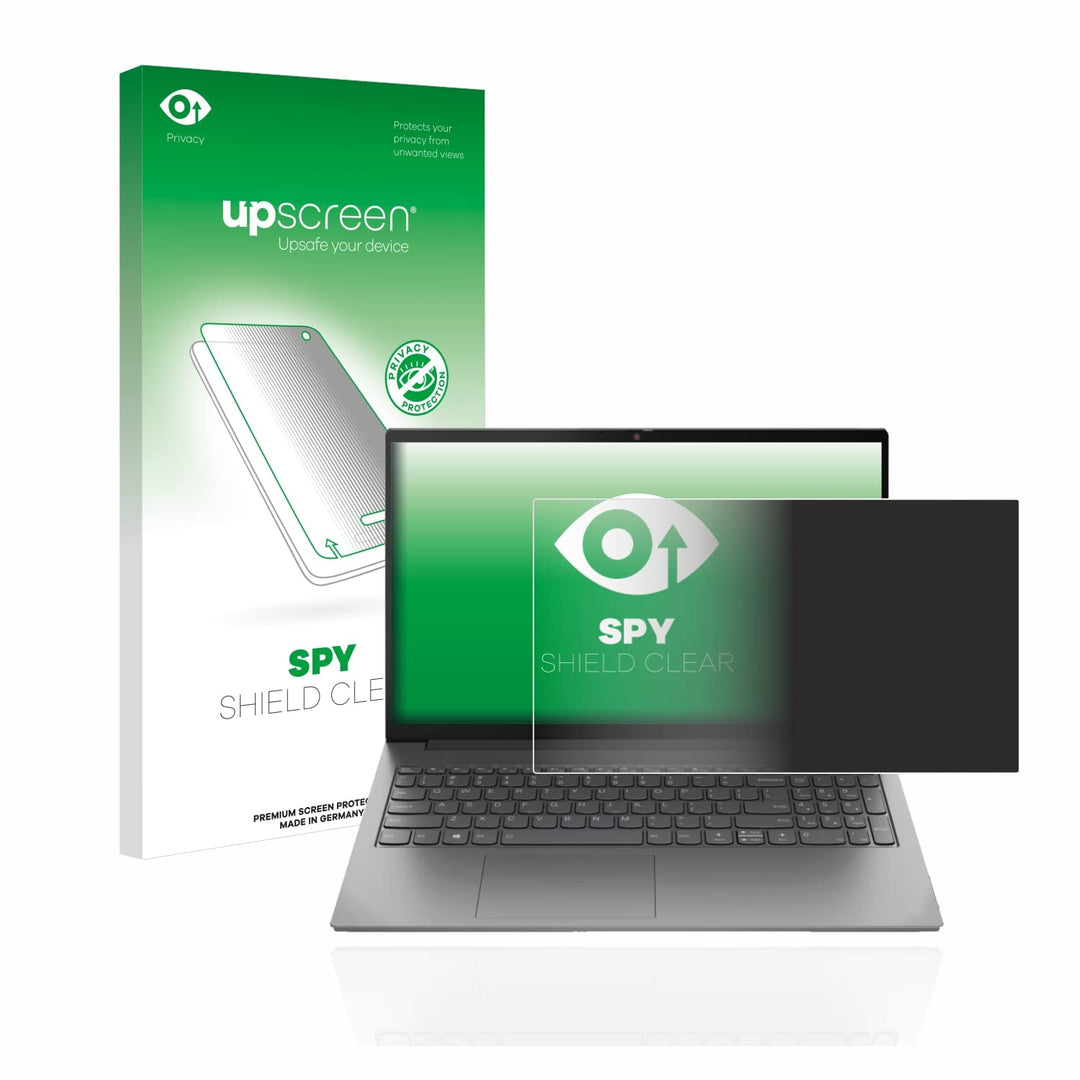 upscreen Anti-Spy Blickschutzfolie für Lenovo ThinkBook 15 Gen 2 ITL Made in Germany, Privacy Displa