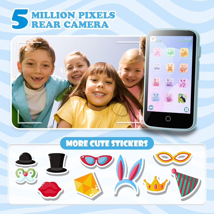 Kinderkamera, 3.97" Touchscreen Kinder Handy Smartphone Spielzeug, pädagogische Lerngeschenke für 4-