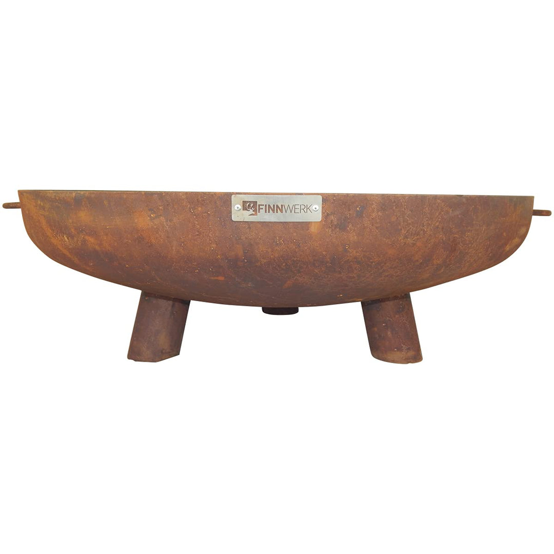 FINNWERK Feuerschale Rustikal aus Stahl (Durchmesser 70 cm), Durchmesser 70 cm