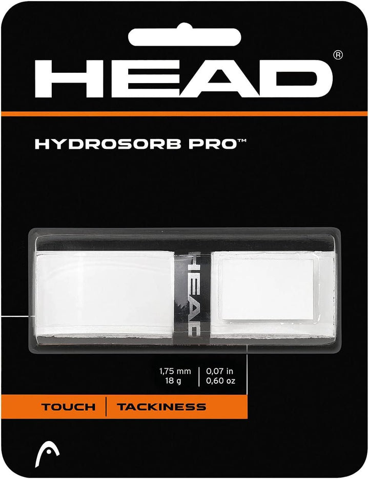 HEAD Unisex Hydrosorb™ Pro Griffband, Weiss, Einheitsgrösse EU & Schlägerzubehör Pro Damp 2er Tennis