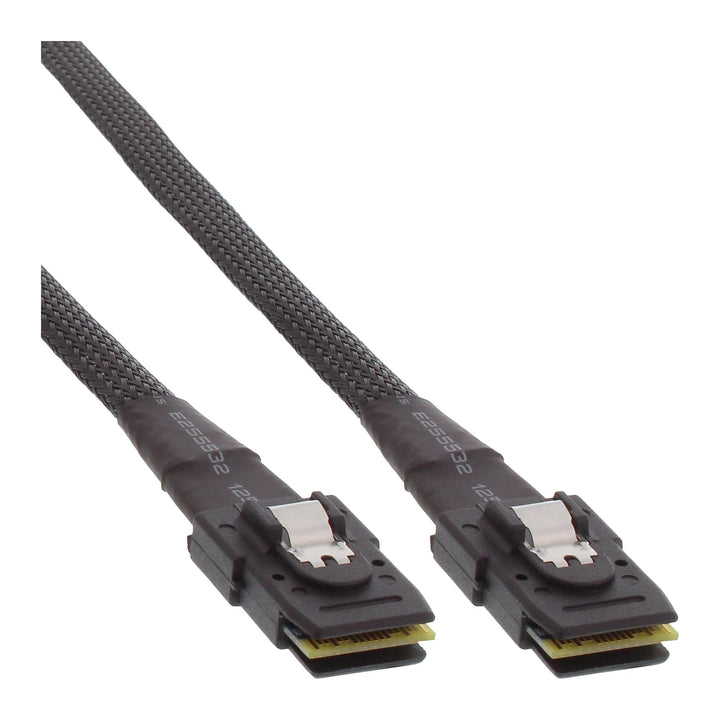 InLine 27624A SAS Anschlusskabel intern, Mini-SAS 36pin SFF-8087 an Mini-SAS 36pin SFF-8087, mit Sid