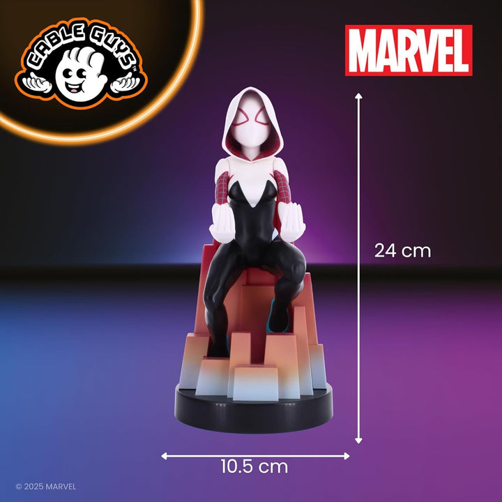 Cable Guys - Marvel Spider-Gwen Gaming Accessories Holder & Phone Holder for Most Controller (Xbox,