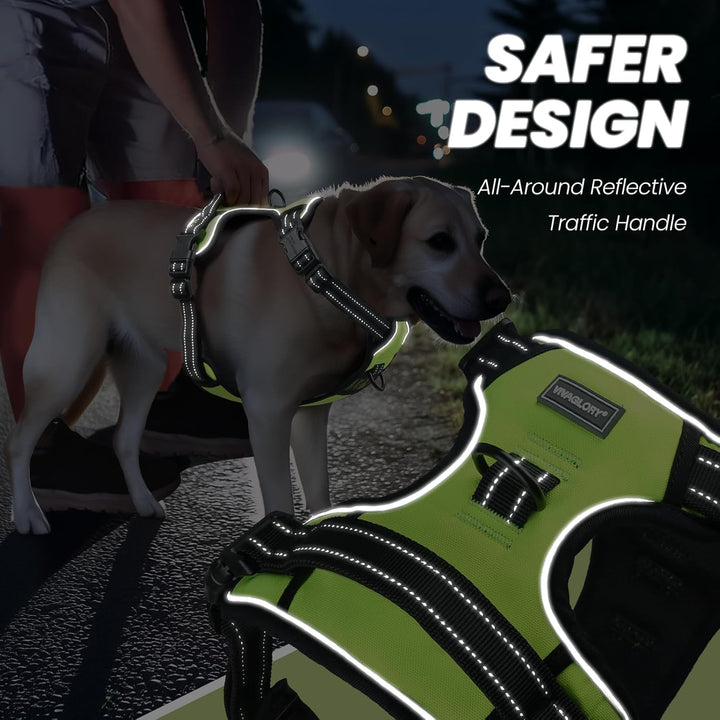 VIVAGLORY Easewalk Hundegeschirr, Anti Zug Hundegeschirr für Training &amp; Spazieren, Anti Zieh Geschir