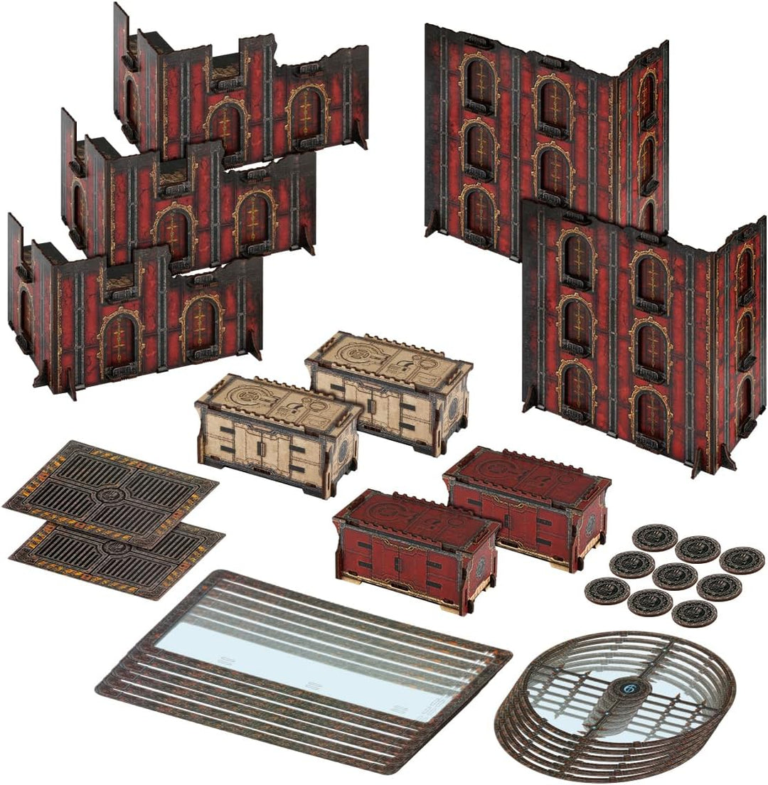 Jucoci Battlezone Creation Kit 15PCS Tabletop Terrain Wargame Terrains Set Compatible with WH40K 9 P