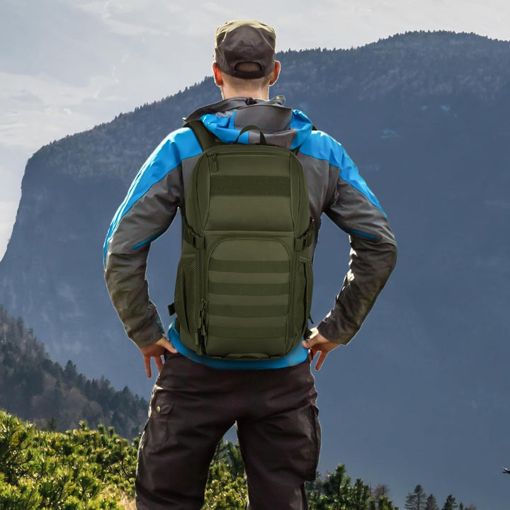 Molle Rucksack Herren Wanderrucksack Taktischer Backpack Schulrucksack 900D Nylon Mehrere Tasche Day