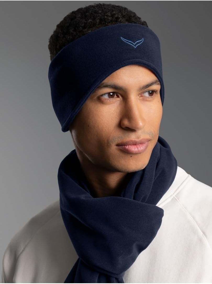 Trigema Herren Fleecestirnband Navy M, Navy M