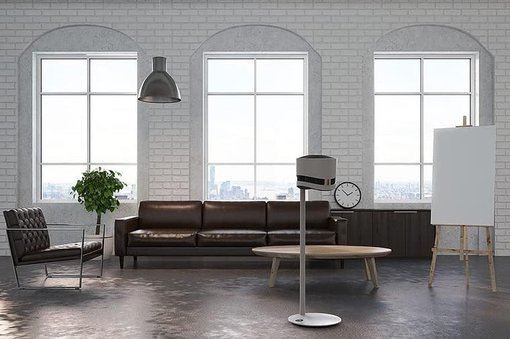 BONECO Ventilator F235 I Standventilator I höhenverstellbar bis 121cm I 32 Leistungsstufen I App-Ste