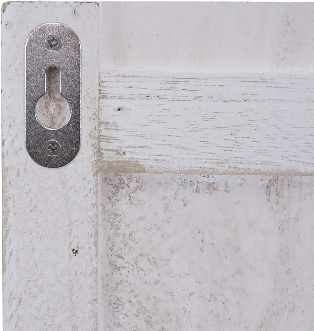 Mendler Wandgarderobe HWC-C89AM Welcome, Garderobe Garderobenpaneel, Shabby-Look Vintage, 91x60cm -
