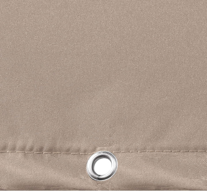 CelinaSun Sichtschutz Balkon 0,75 x 3 m Taupe PES Balkonbespannung mit Kabelbinder wasserabweisend B