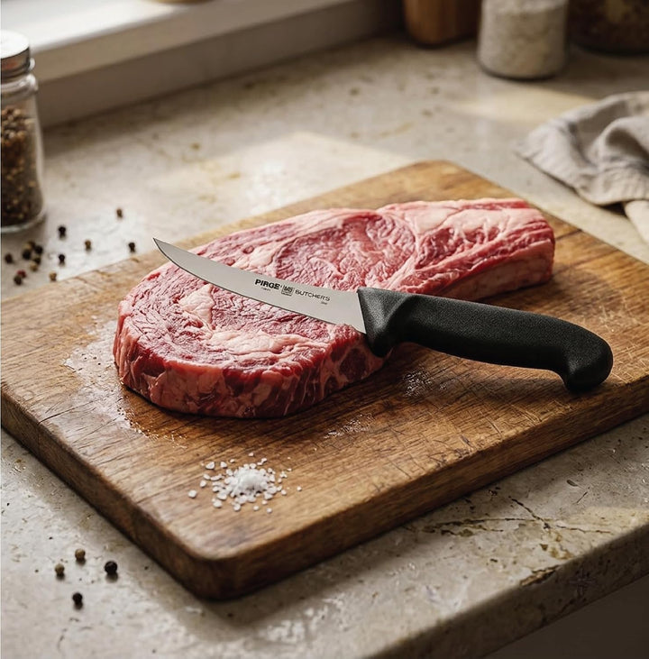 Pirge Butcher's Made in Germany Profi Ausbeinmesser 15 cm - Metzgermesser - Fleischermesser - Stechm
