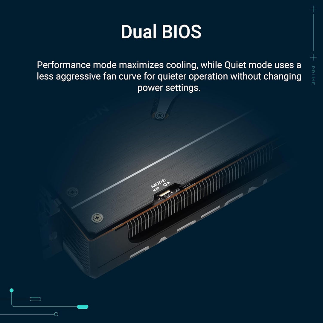 ASUS Prime Radeon RX 9070 XT OC Edition 16GB GDDR6 Gaming Grafikkarte (AMD Radeon Radeon RX9070XT, P
