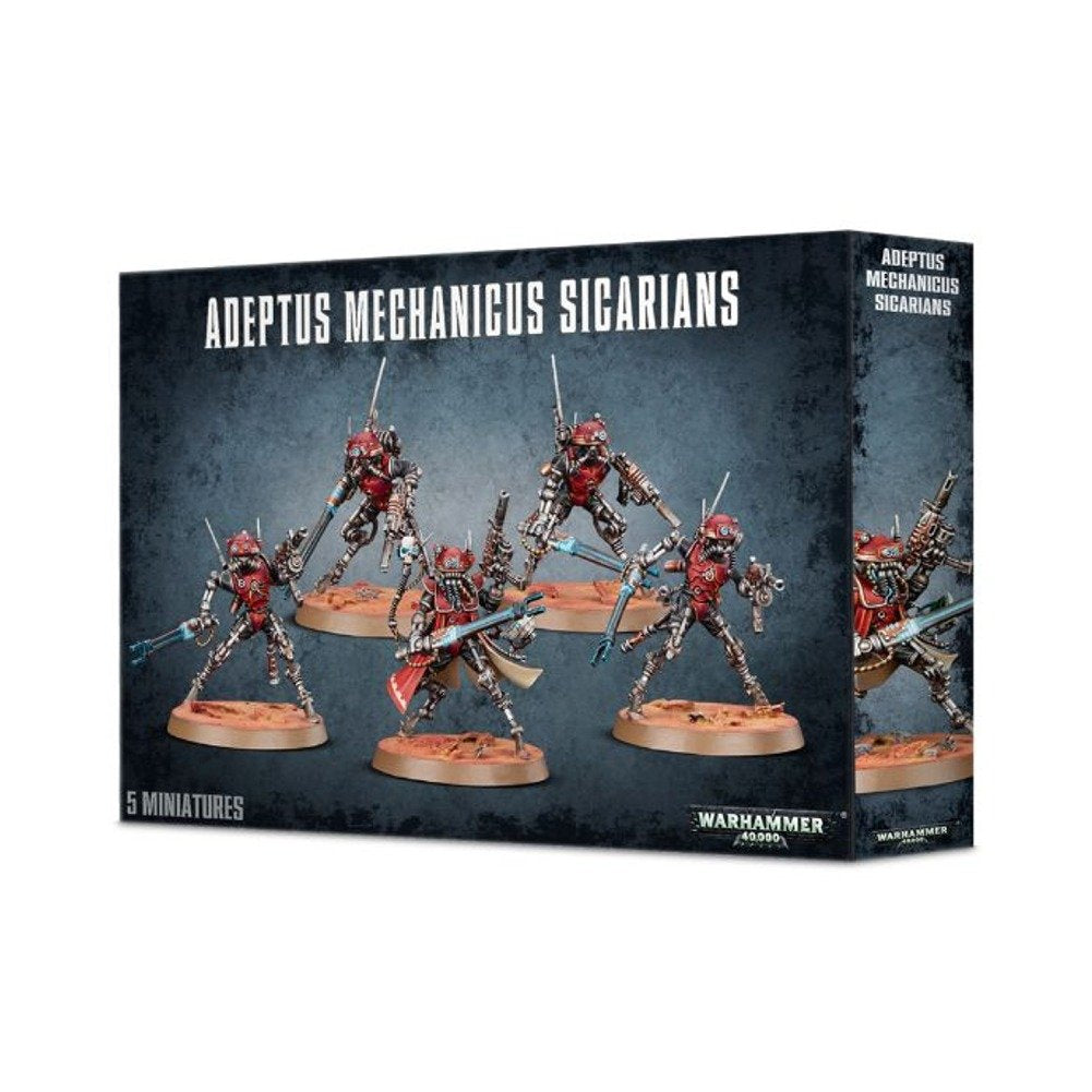 Games Workshop 99120116003 Adeptus Mechanicus Sicarians Actionfigur, Black