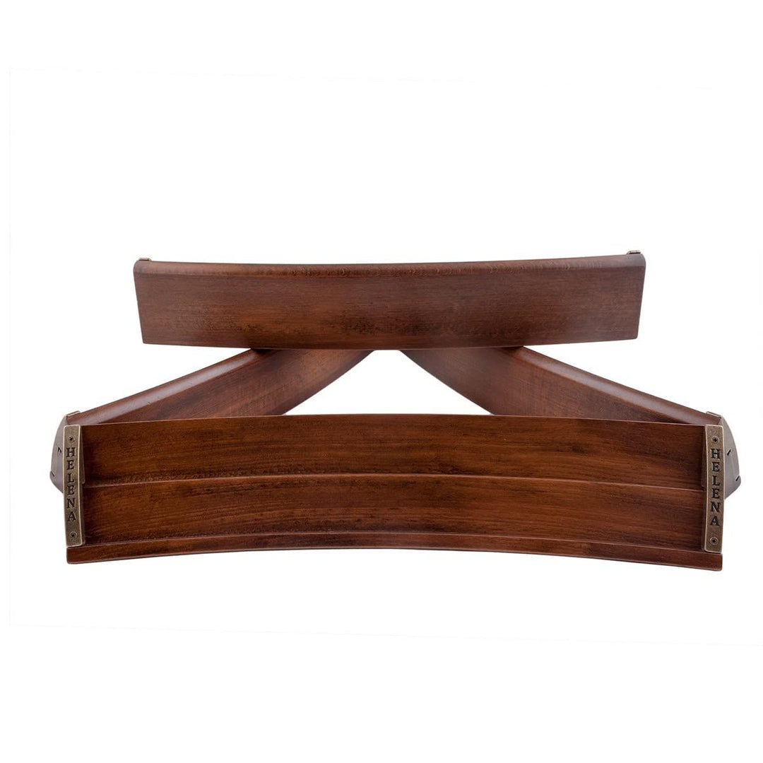 Helena Wood Art, Handgemachtes Oval Rummy Set aus Holz inklusive Tasche, 100% Holz, Deluxe Edition,