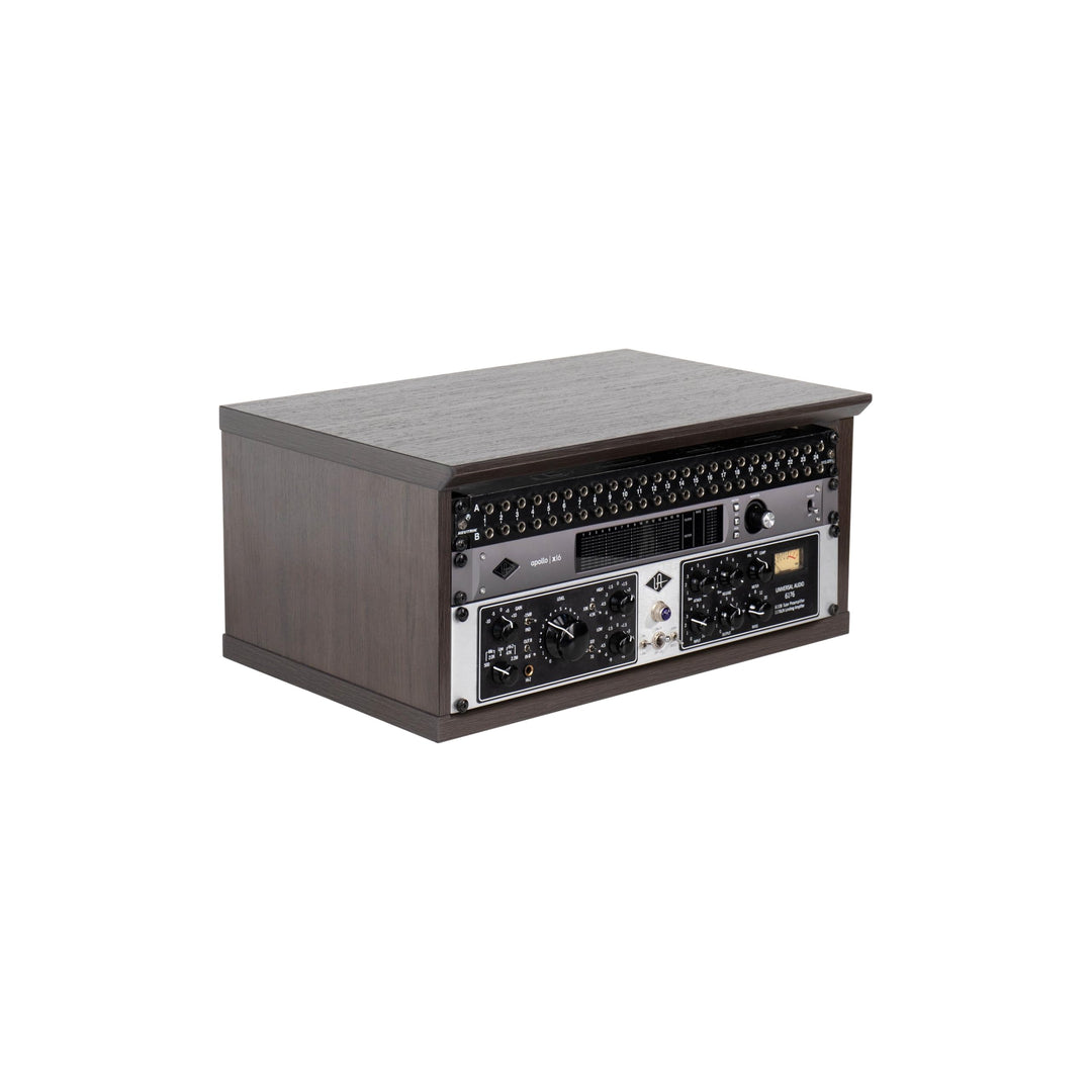 Gator Frameworks Desktop 4U Studio Rack braun (GFW-ELITERK-4U-BRN) 4U Dunkles Walnussbraun, 4U Dunkl