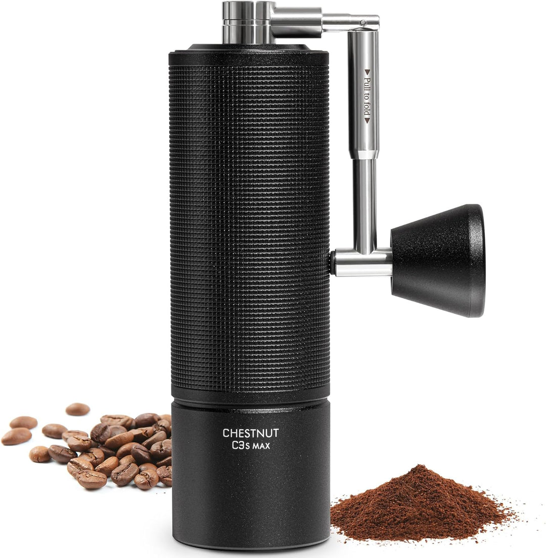 TIMEMORE Chestnut C3s MAX Kaffeemühle Manuell, Upgrade Integrierte Ganzmetallgehäuse, Handkaffeemühl